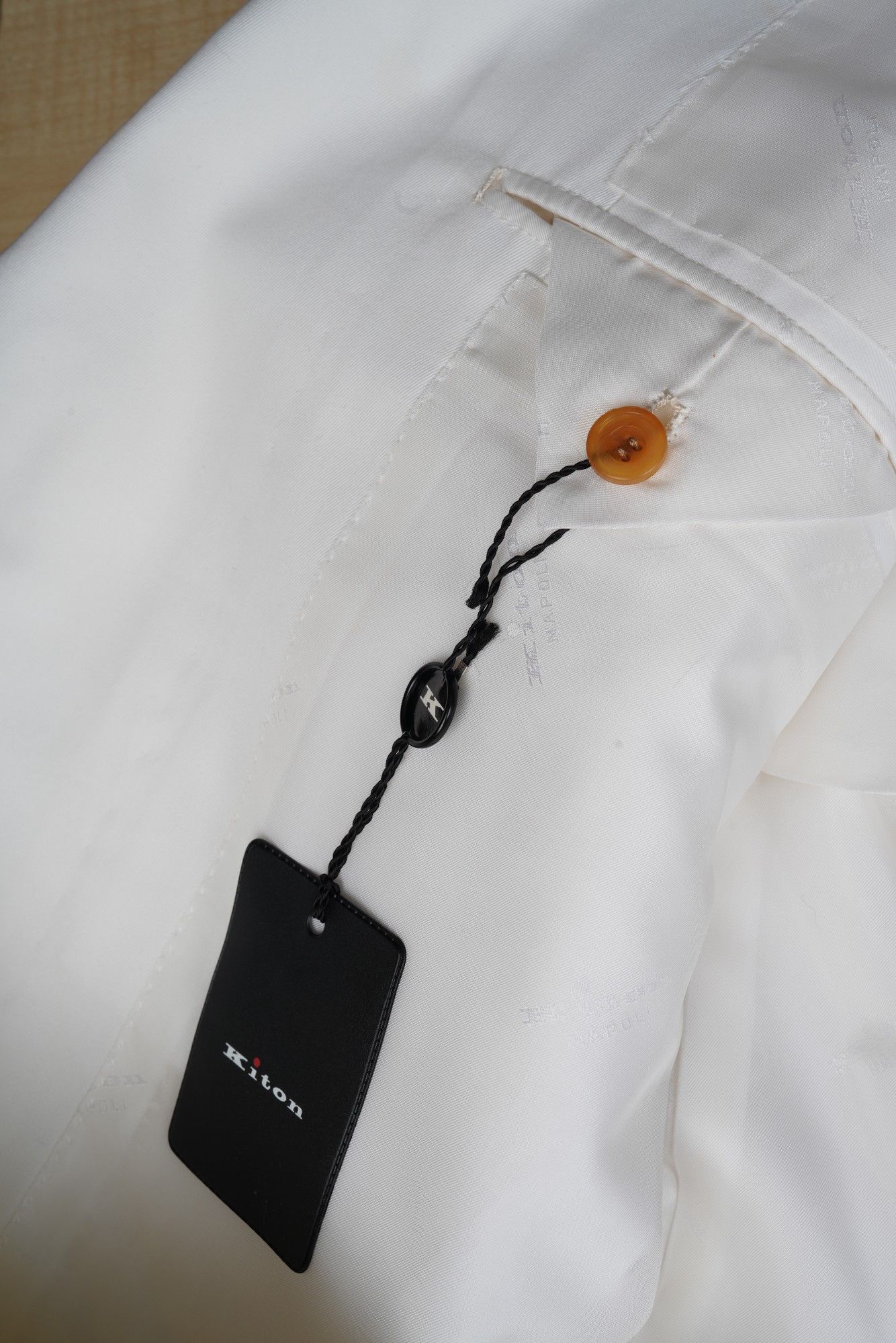 Kiton Kiton jacket blazer cotton white 54 summer new Size 44R - 8 Thumbnail