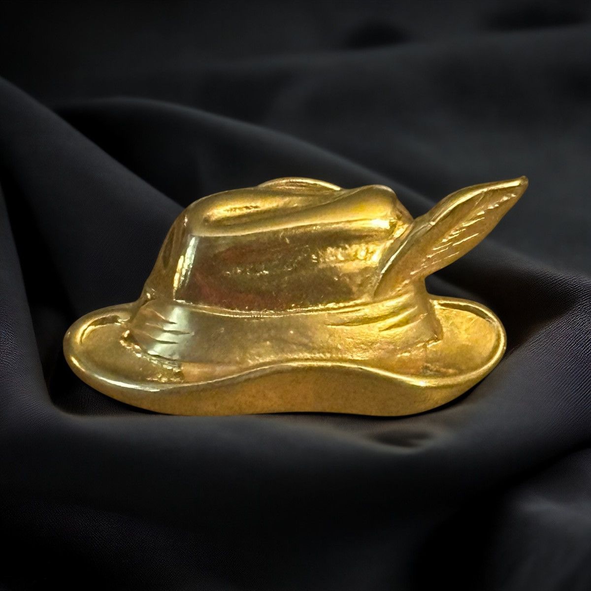 Vintage Vintage gold tone Fedora hat tac pin Size ONE SIZE - 1 Thumbnail
