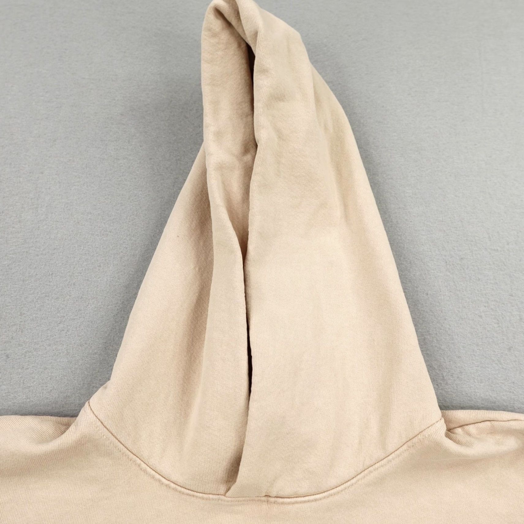Los Angeles Apparel LOS ANGELES APPAREL Hoodie Mens S Beige Heavyweight 14 Oz Fleece Graphic Print Pullover USA Sweatshirt Size US S / EU 44-46 / 1 - 2 Thumbnail