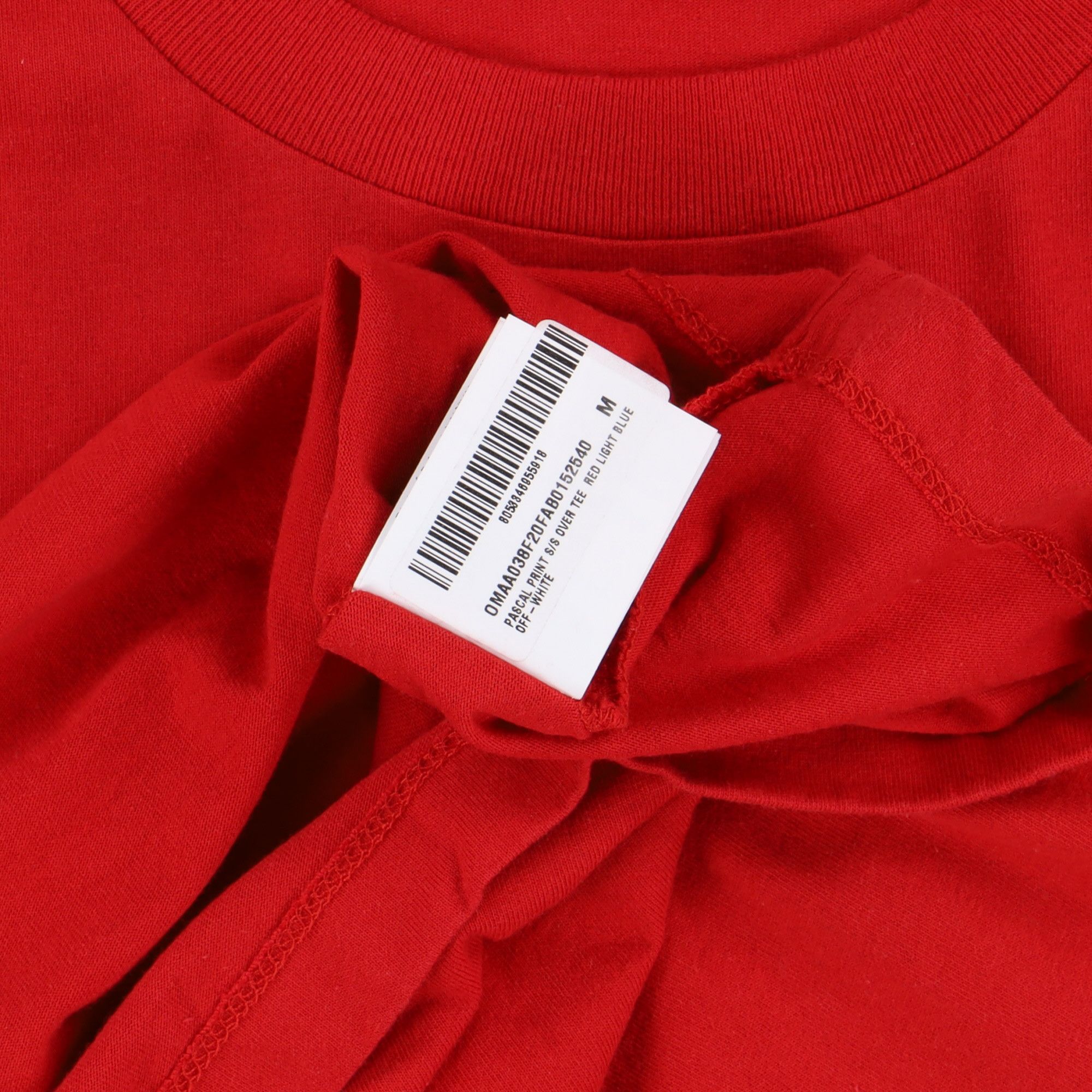 Off-White Red Pascal Skeleton Painting Arrows Oversized T-Shirt Size US M / EU 48-50 / 2 - 5 Thumbnail