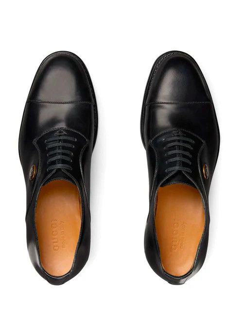 Gucci o1mt1gz0225 Lace-Up Shoes in Black Size US 6.5 / EU 39-40 - 4 Thumbnail