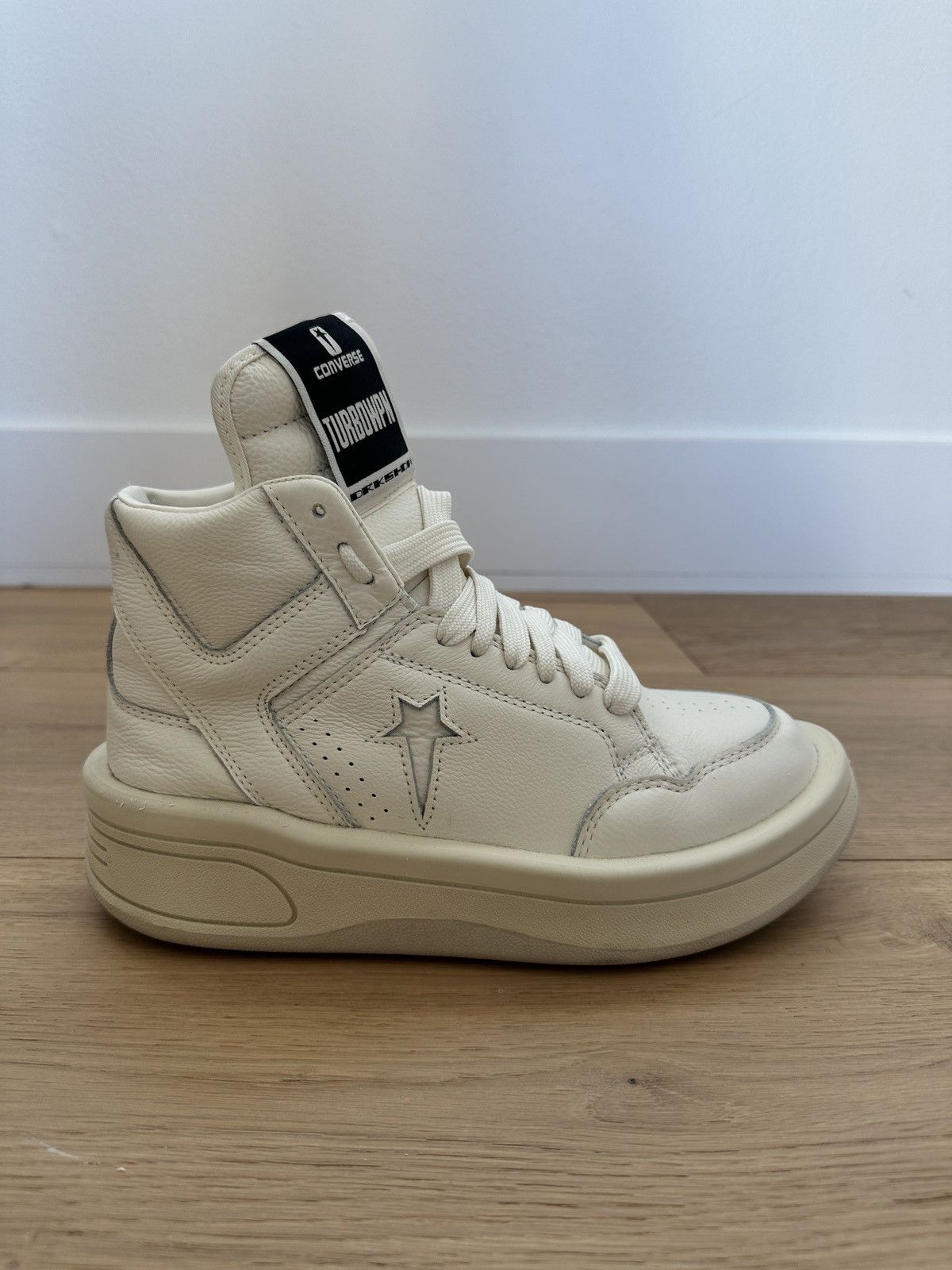 Converse × Rick Owens Drkshdw Rick Owens DRKSHDW x Converse TURBOWPN Platform Sneakers Size US 6 / EU 39 - 6 Thumbnail