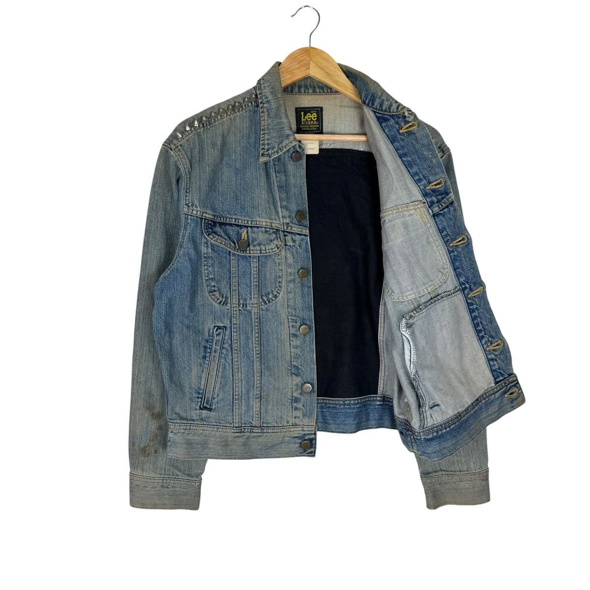 Lee ☀️LEE RIDERS CUSTOM RANCID DENIM JACKET Size US L / EU 52-54 / 3 - 12 Thumbnail