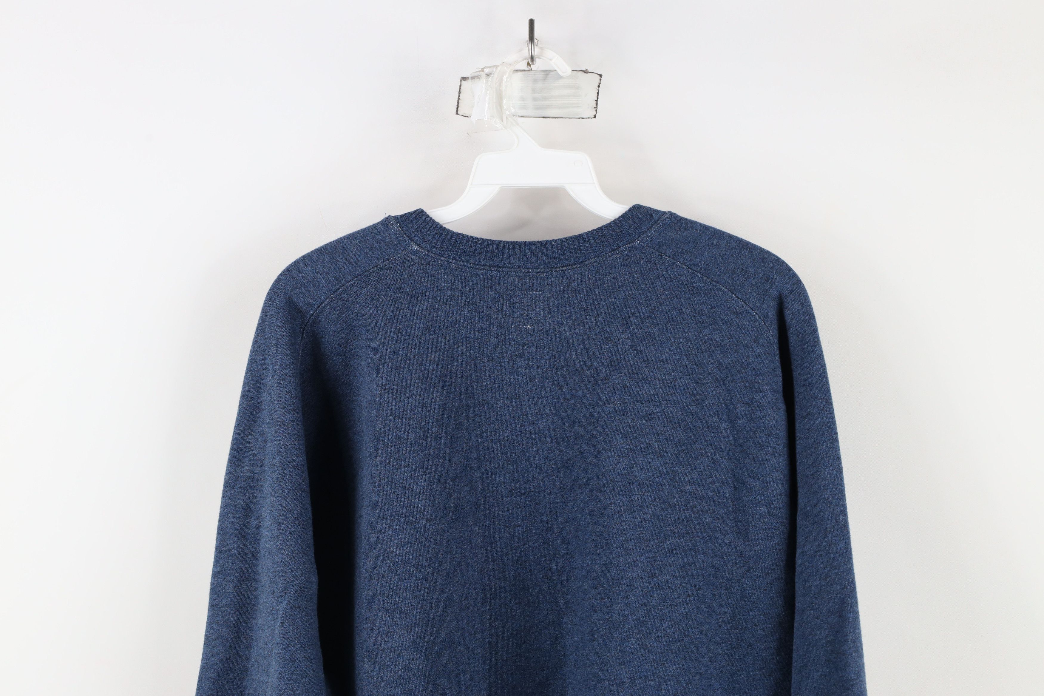 J.Crew × Vintage J Crew Terry Vintage Fleece Crewneck Sweatshirt Heather Blue Size US XL / EU 56 / 4 - 11 Thumbnail