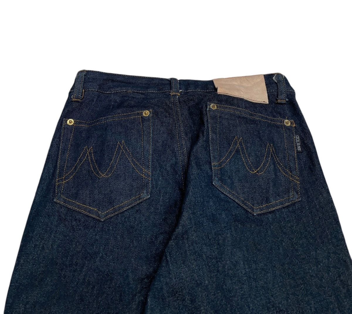 If Six Was Nine × Japanese Brand Rare Design Vintage Cecil McBee Super Flared Jeans 1990s Size US 28 / EU 44 - 3 Thumbnail