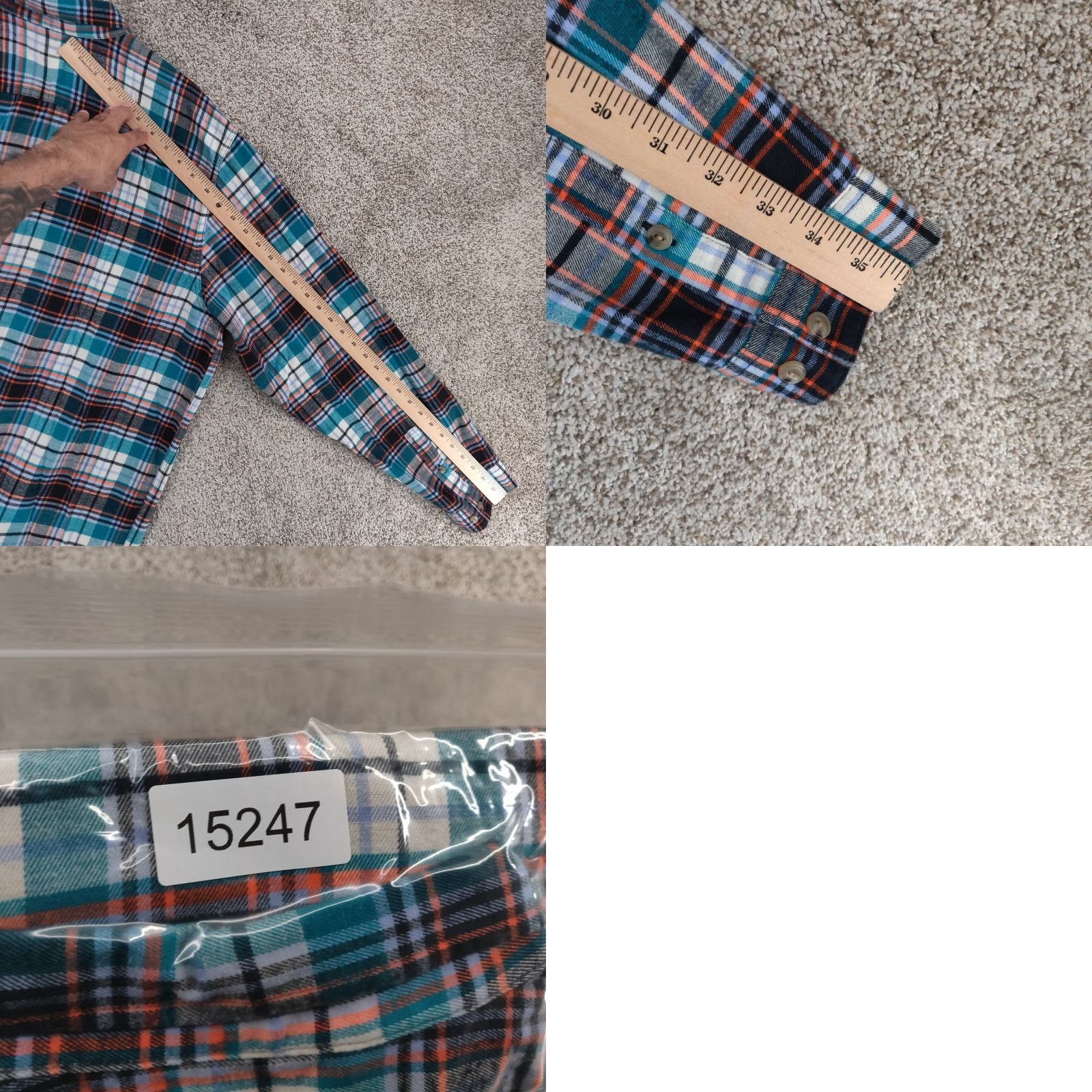 Patagonia Patagonia Shirt Mens 2XL Blue Plaid Lightweight Fjord Flannel Long Sleeve Button-Up Size US XXL / EU 58 / 5 - 10 Thumbnail