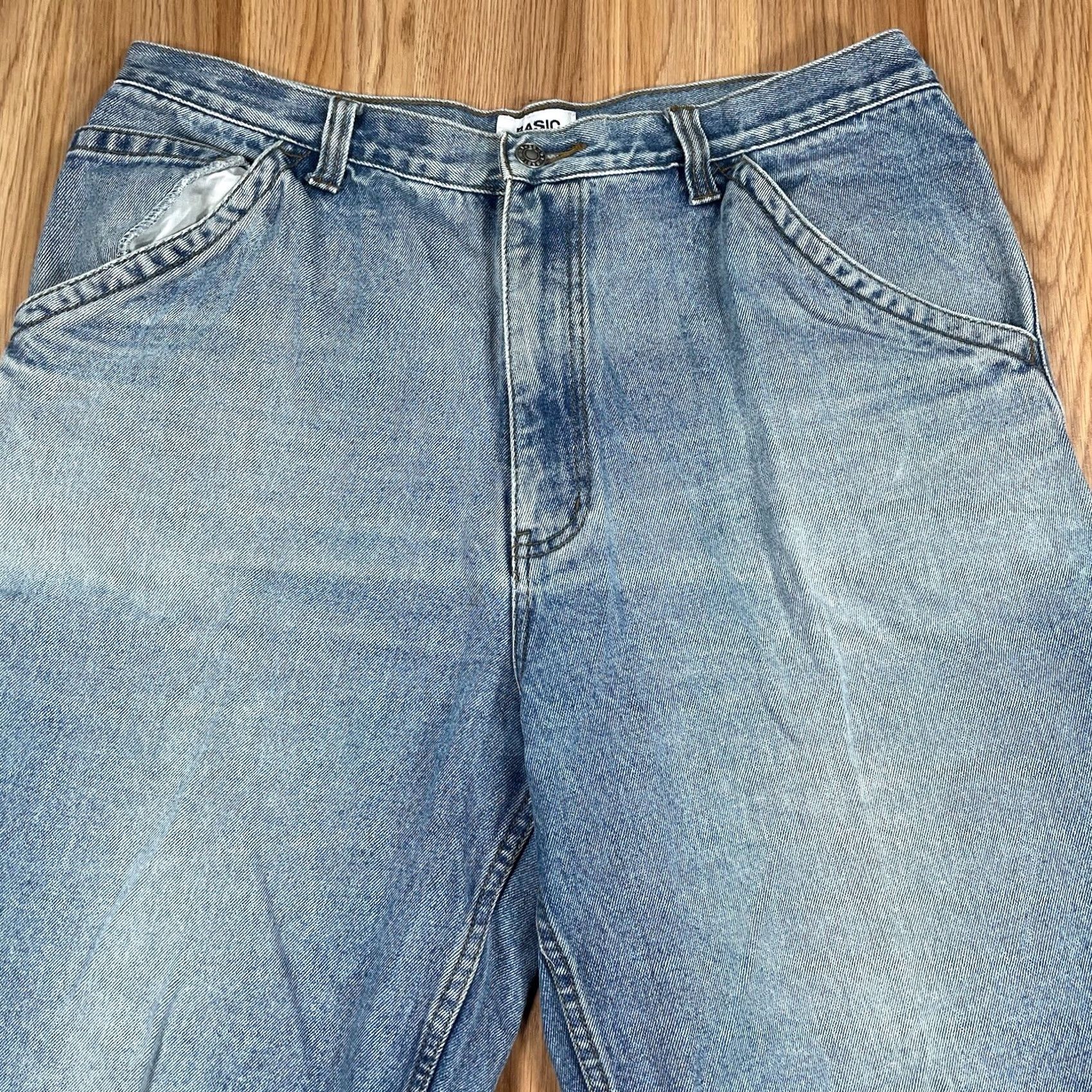Denime Basic Concepts Carpenter Jean Shorts Mens Size 36 Blue Denim Flat Front Pockets Casual Workwear Size US 36 / EU 52 - 2 Thumbnail