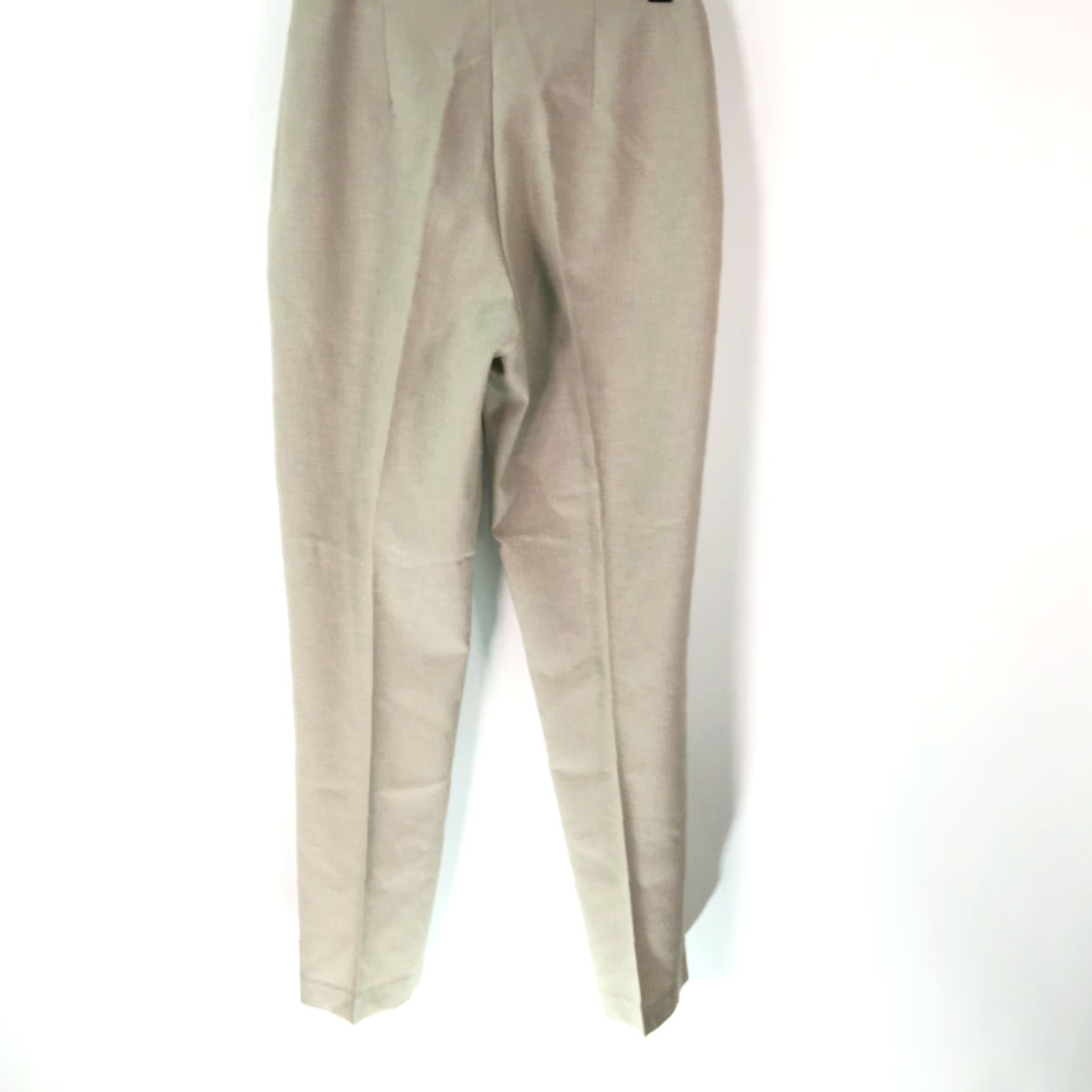 Vintage VINTAGE Tempo Paris Dress Pants Womens High Waisted Pleated Khaki Beige Size 8 31in Inseam Women's Beige Dress Pants US Seller Size 28" / US 6 / IT 42 - 2 Thumbnail