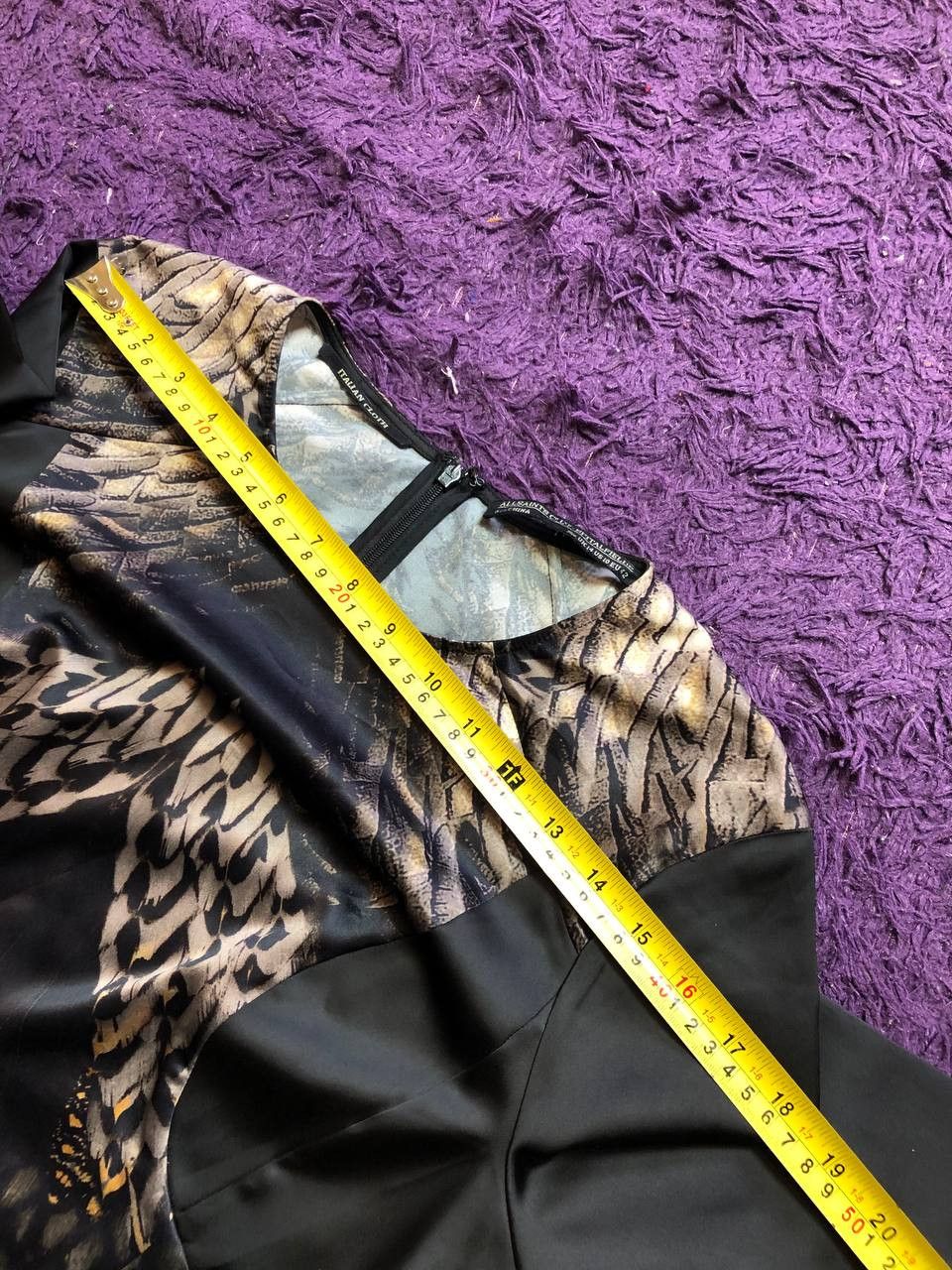 Allsaints Vintage Allsaints Y2K Animal Print Midi Dress Size 10 Size L / US 10 / IT 46 - 12 Thumbnail