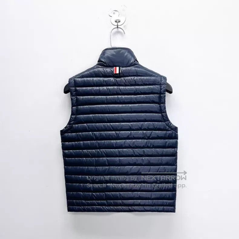 Thom Browne Thom Browne Navy Blue Vest Vest Jacket Size XS / US 0-2 / IT 36-38 - 2 Thumbnail