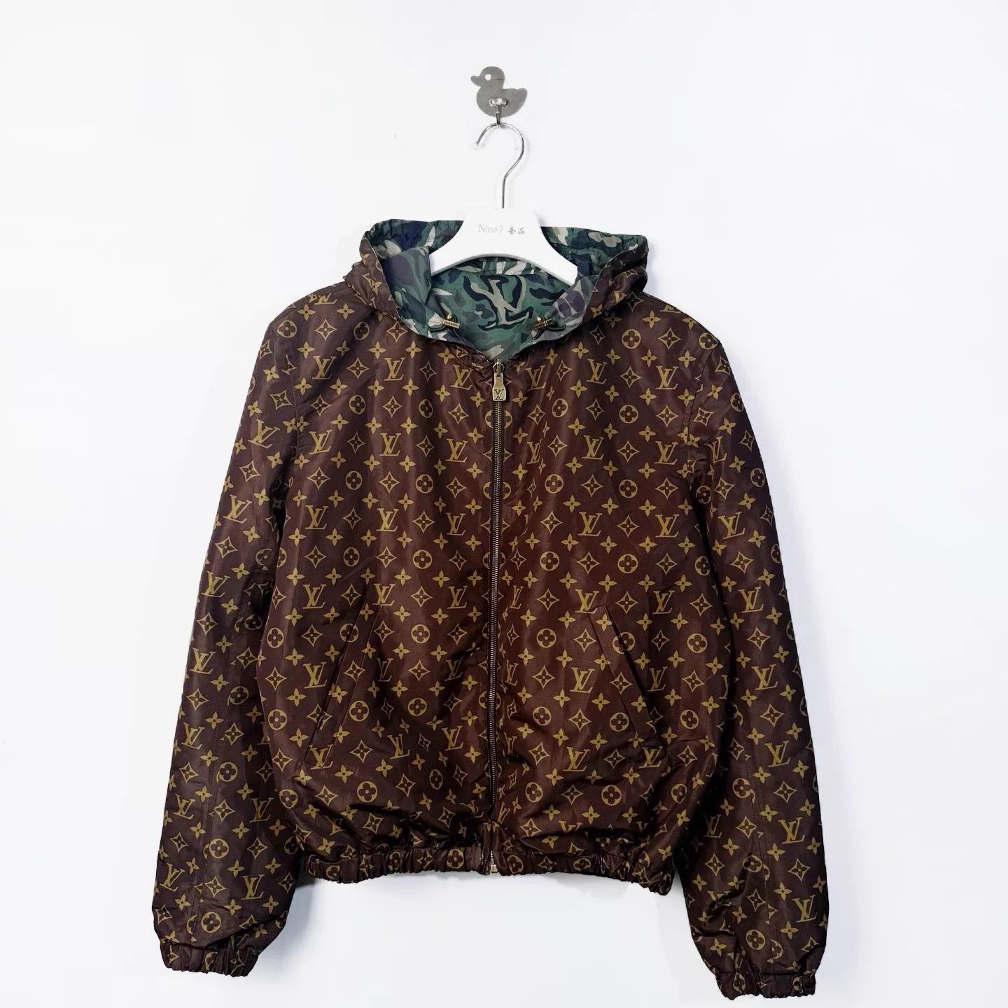 Louis Vuitton LV 25 Nigo Camo Logo Reversible Hooded Jacket Size US S / EU 44-46 / 1 - 3 Thumbnail