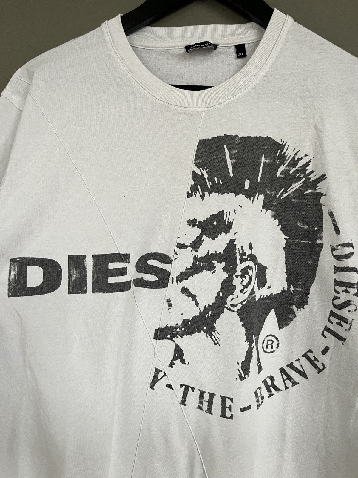 Diesel Diesel Mohawk Punk Logo T-shirt Size US XL / EU 56 / 4 - 3 Thumbnail