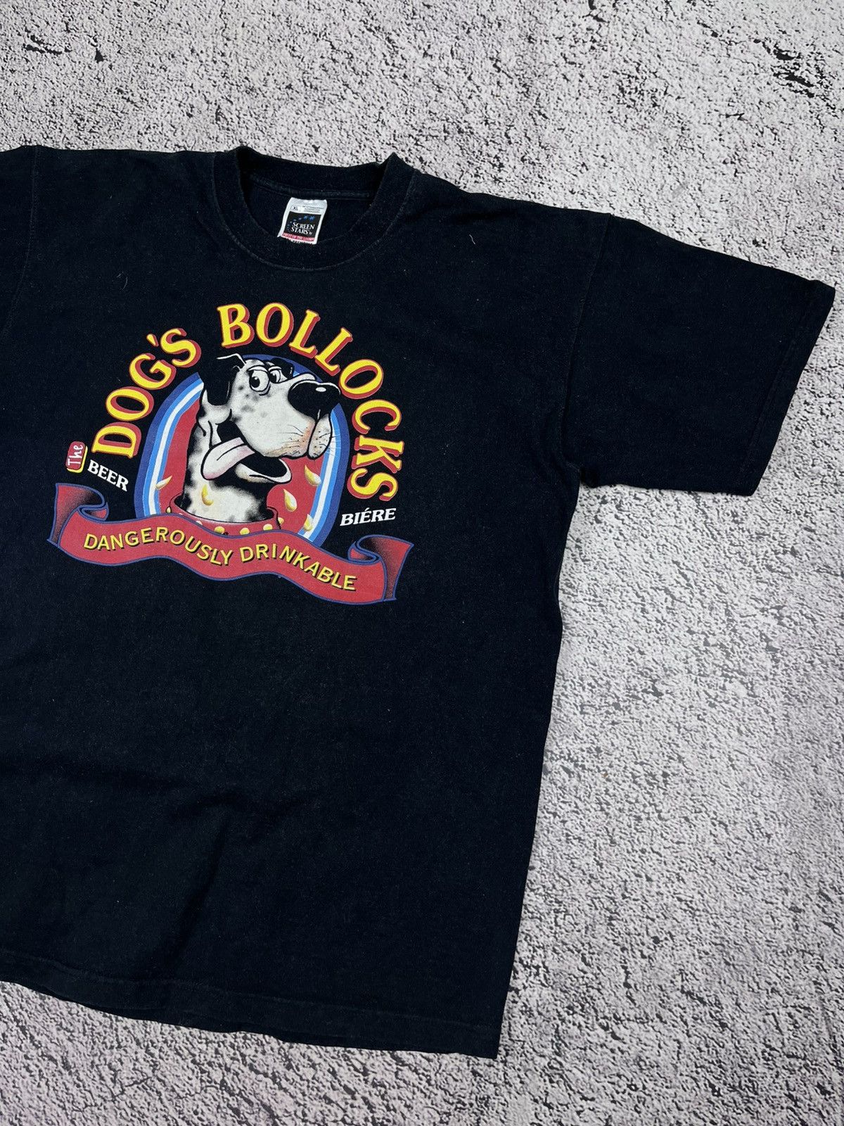 Vintage Vintage Humor Dog Star Screen Beer Logo T Shirt Size XL Size US XL / EU 56 / 4 - 4 Thumbnail