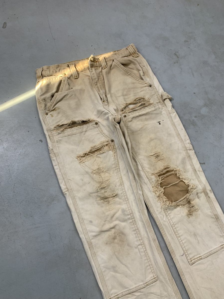 Carhartt Rare sunfade vintage carhartt double knee Size US 32 / EU 48 - 3 Thumbnail