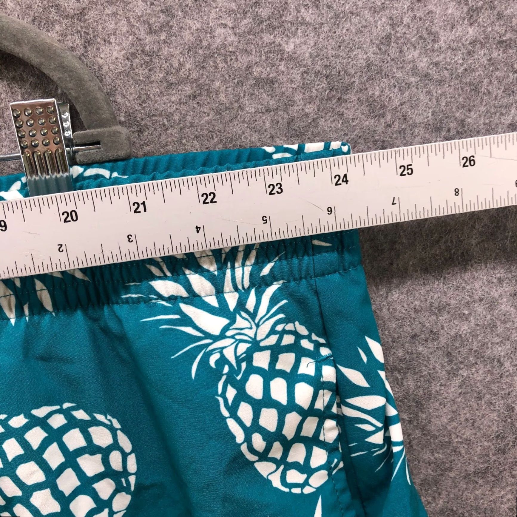 Vintage NWT Brisira Swim Trunks Mens 3XL Teal Pineapple Print Swim Shorts Size US 39 - 5 Thumbnail