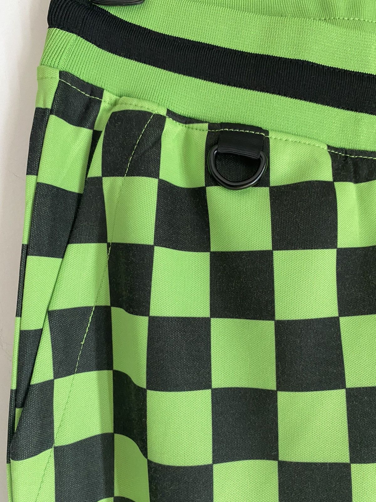 Other Lost General Green Black Checked Pants Joggers L Size US 36 / EU 52 - 4 Thumbnail
