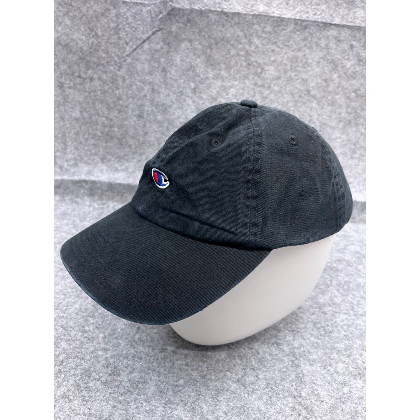Champion Champion Hat Cap Adjustable One Size Black 100% Cotton Golf Hat Golfers Mens Size ONE SIZE - 4 Thumbnail