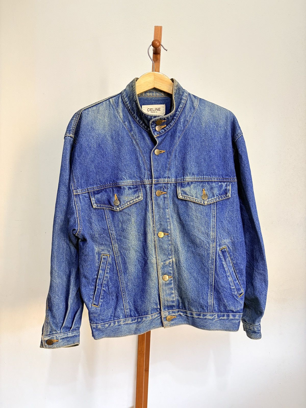 Celine Vintage Celine Denime Jacket Size US L / EU 52-54 / 3 - 2 Thumbnail