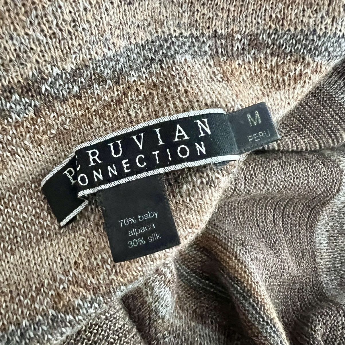 Other Peruvian Connection Baby Alpaca Silk Open Knit Cardigan M Size M / US 6-8 / IT 42-44 - 5 Thumbnail
