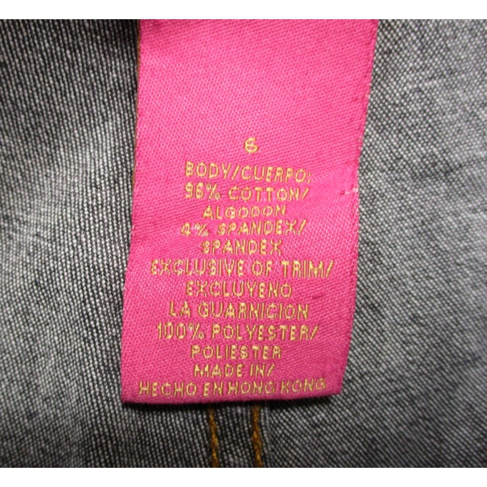 Vintage VINTAGE Thalia Sodi Jeans 6 Womens Denim Pants Stretch No Pockets Regular 27in Inseam Black 80s 90s Grunge Retro Logo USA Women Size 28" / US 6 / IT 42 - 3 Thumbnail