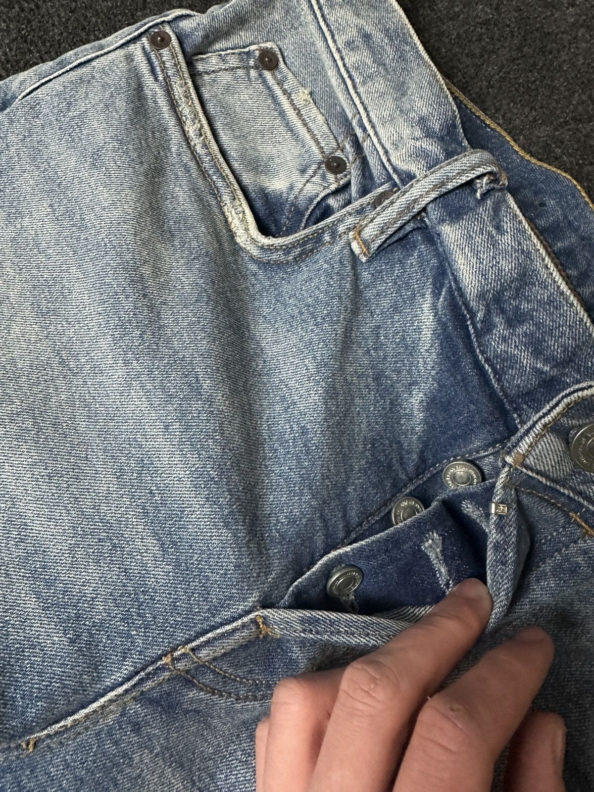 Allsaints 🚨RARE ALLSAINTS MEN JEANS SIGARETTE SLIM FIT IFSIXWASNINE Size US 32 / EU 48 - 7 Thumbnail