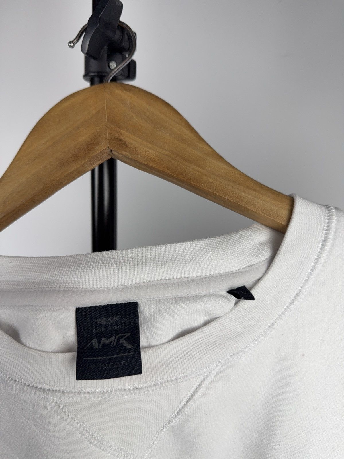 Hackett Racing Aston Martin AMR Hackett London White Sweatshirt Size US L / EU 52-54 / 3 - 11 Thumbnail
