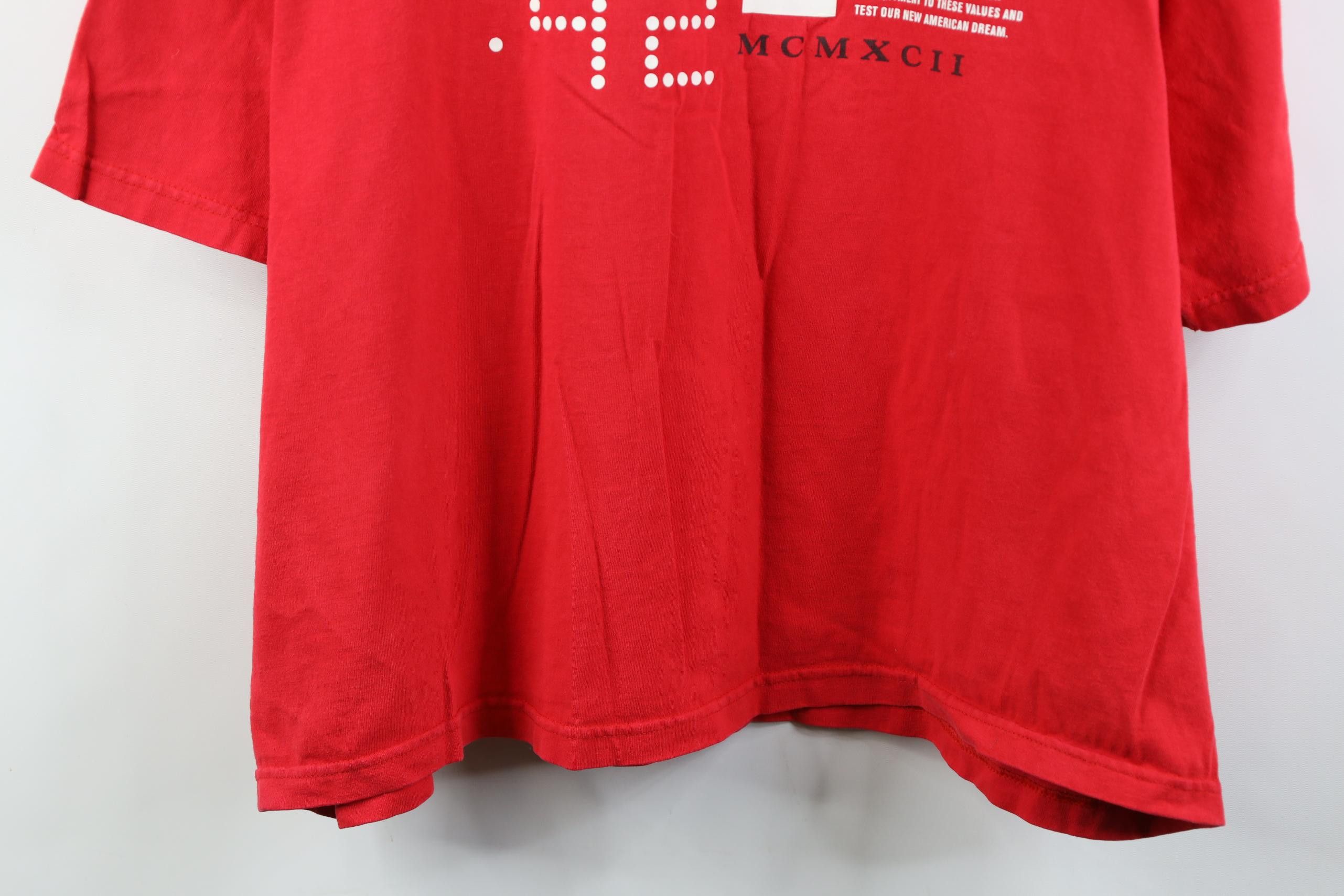 Phat Farm Vintage 90s Y2K Phat Farm Spell Baggy Fit T-Shirt Red Cotton Size US XXL / EU 58 / 5 - 3 Thumbnail