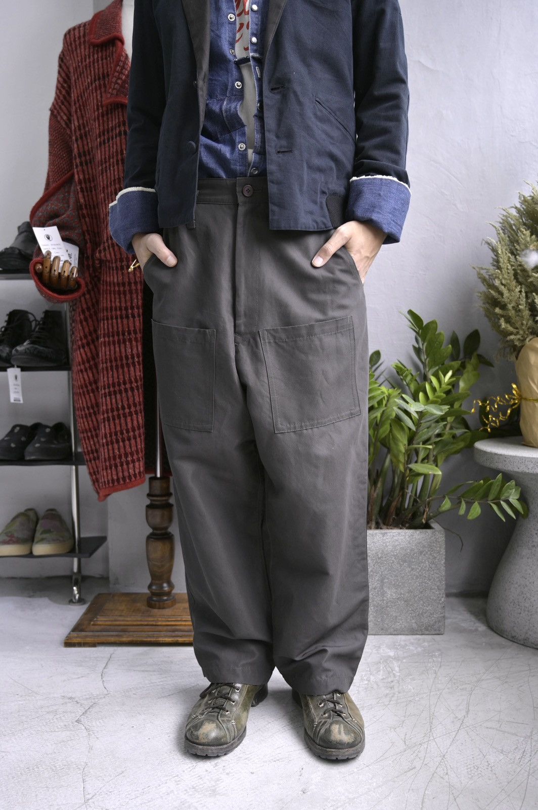 Y's Y’s Utility Wide Trousers Size US 32 / EU 48 - 1 Thumbnail