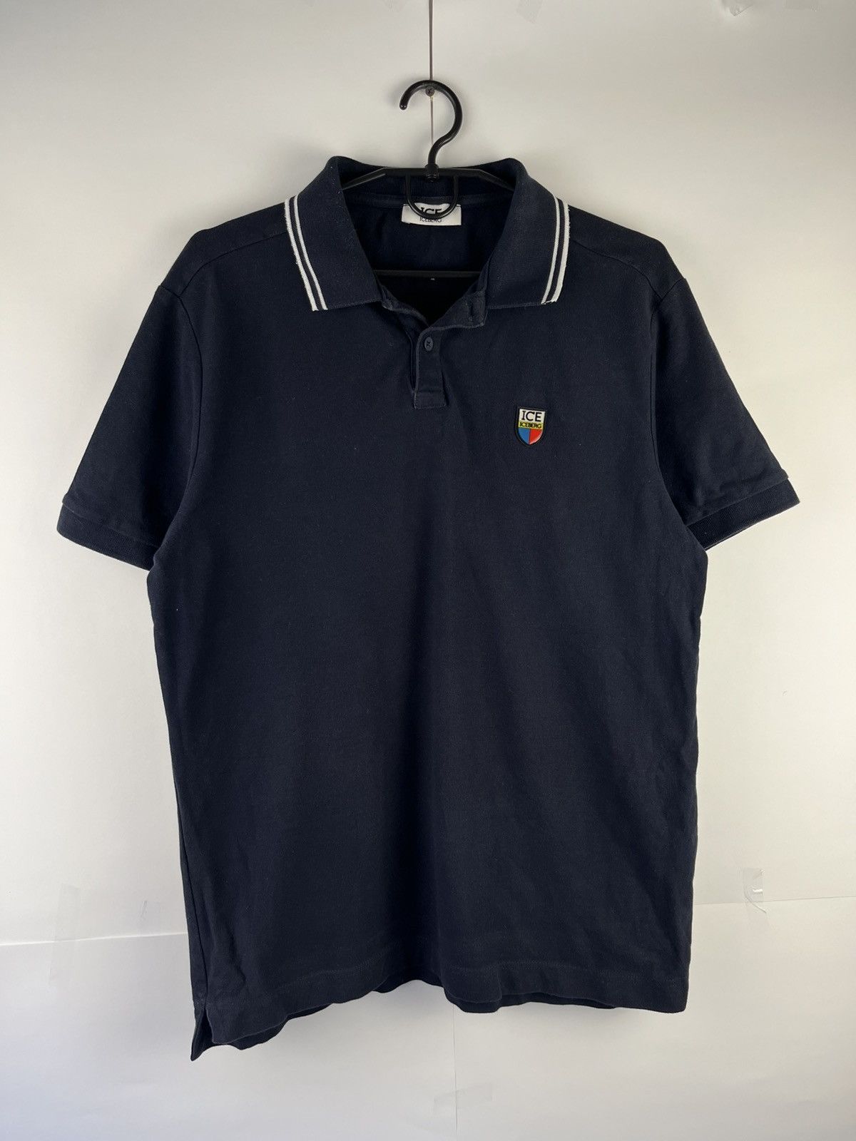 Iceberg Ice Iceberg Luxury Cotton Polo Shirt Size US L / EU 52-54 / 3 - 1 Thumbnail
