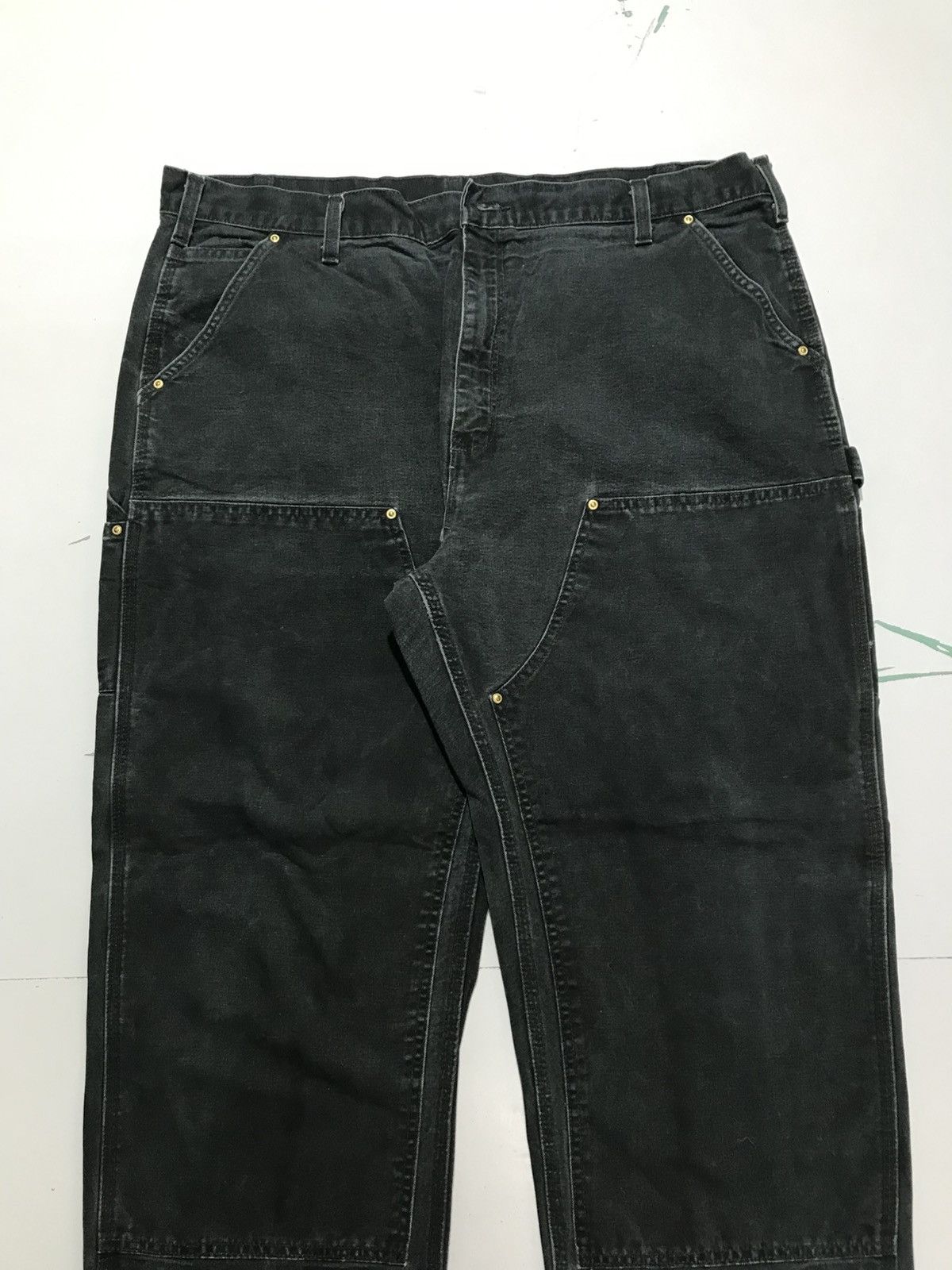 Carhartt Vintage carhartt B01 BLK double knee workwear Size US 42 / EU 58 - 4 Thumbnail