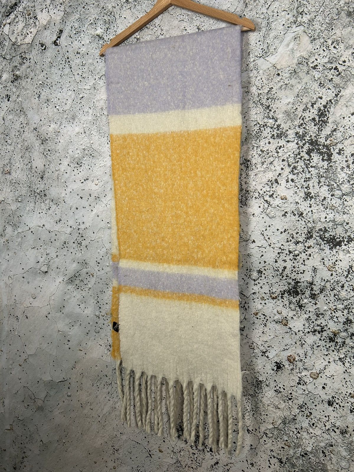 Vintage Vintage Viscose Big Scarf Avantgarde Streetwear Designer Size ONE SIZE - 2 Thumbnail
