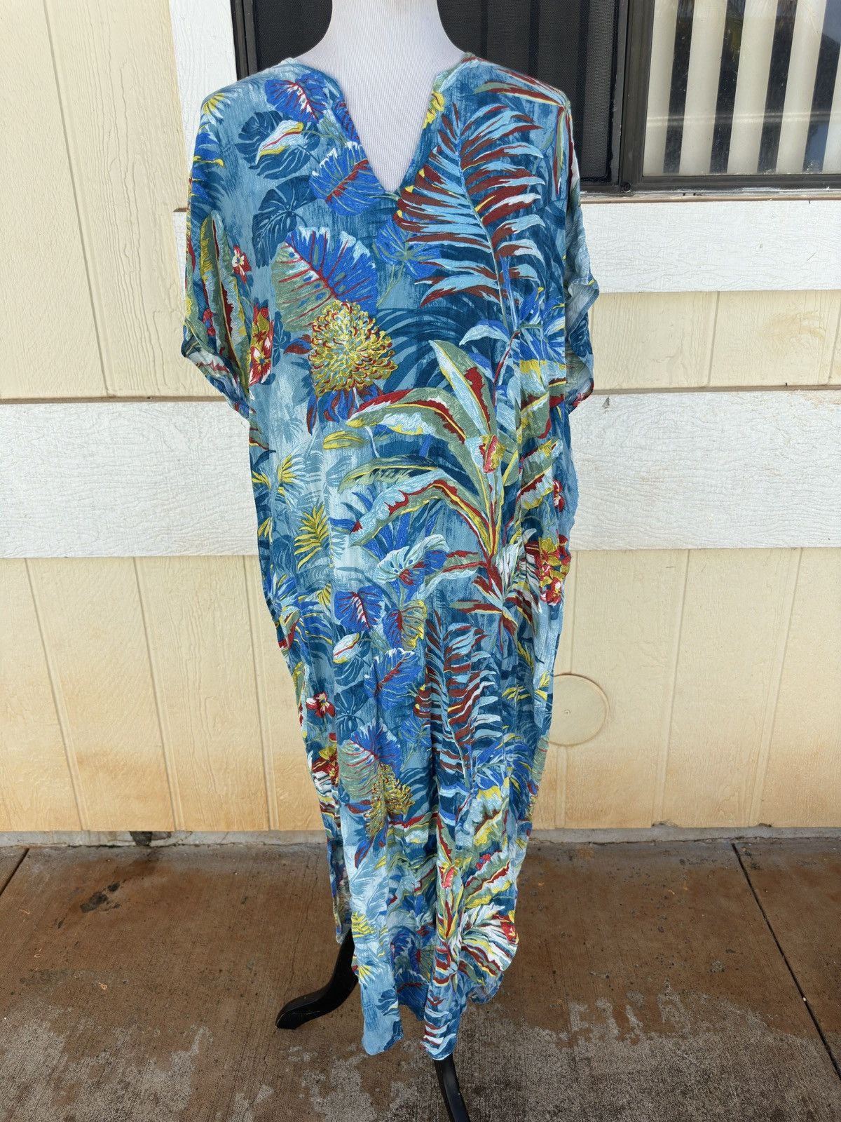 Jams World Jams World Multicolored Hawaiian Dress Women's Medium Size M / US 6-8 / IT 42-44 - 1 Thumbnail