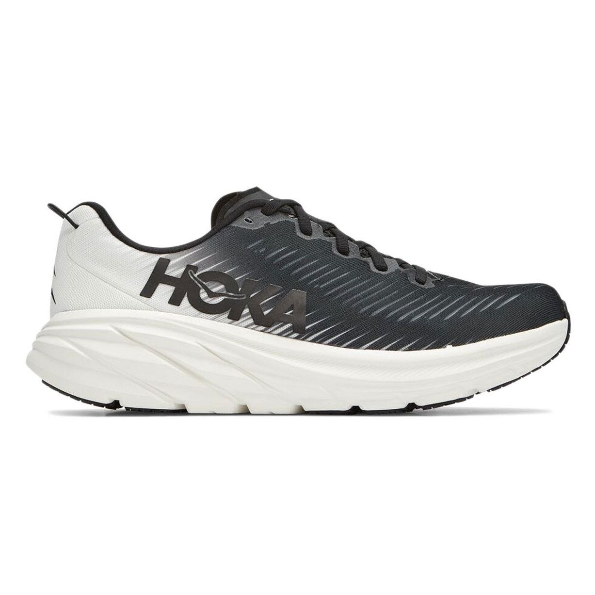 Hoka Men's Rincon 3 Lightweight Running Shoes Size 9 in Black