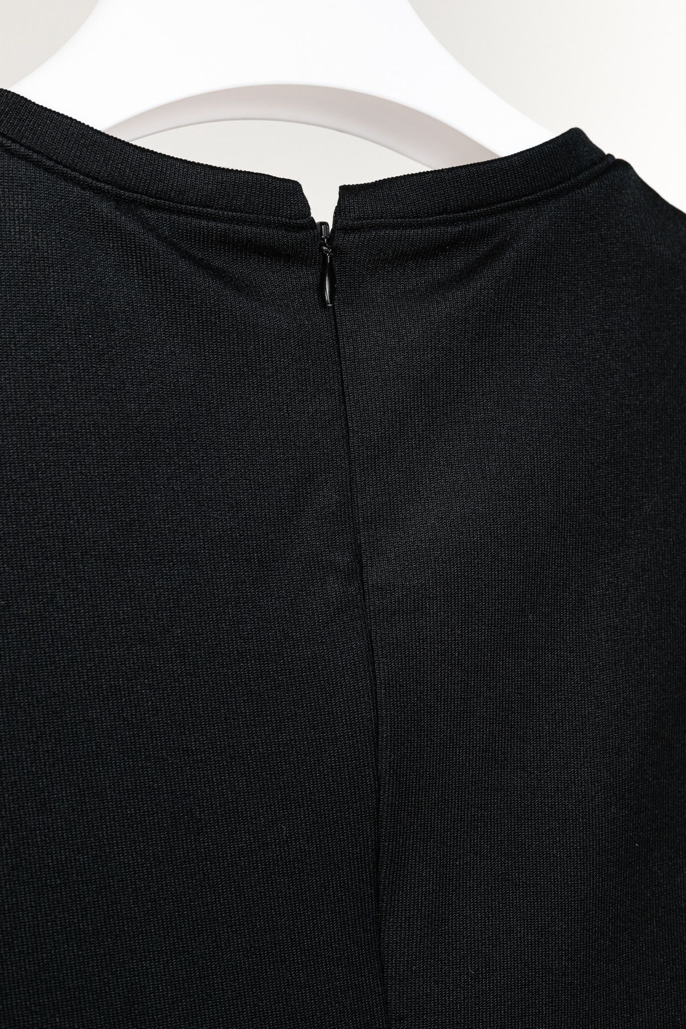 Tibi Tibi Black Stretch Short-Sleeve Mini Dress Size M / US 6-8 / IT 42-44 - 7 Thumbnail