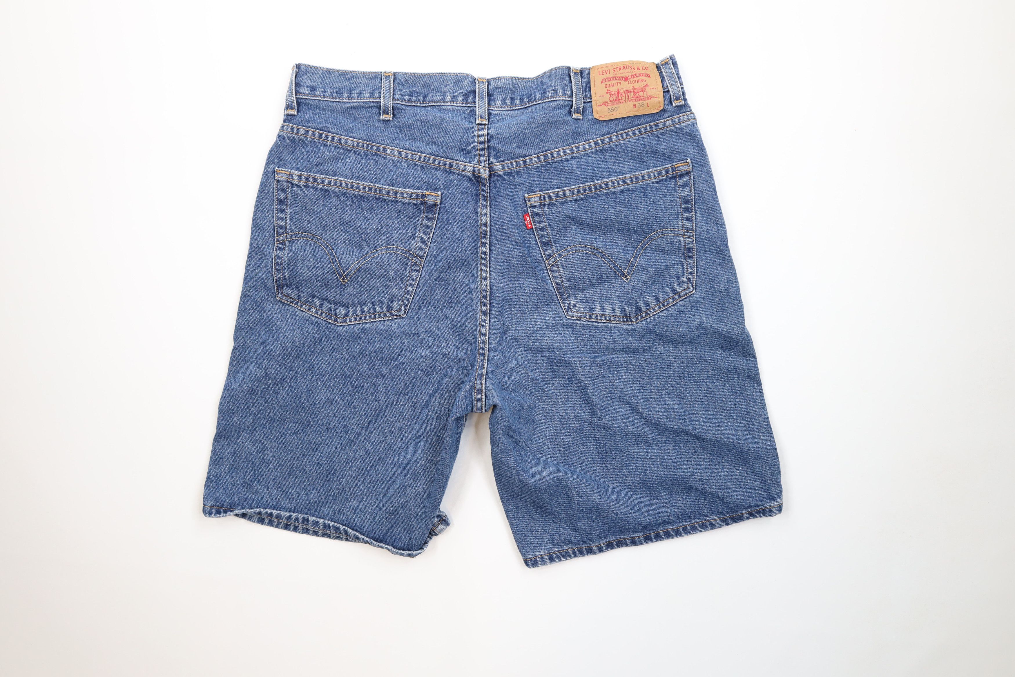 Levi's Vintage Y2K 2004 Levis 550 Fit Denim Jean Shorts Jorts Size US 38 / EU 54 - 9 Thumbnail