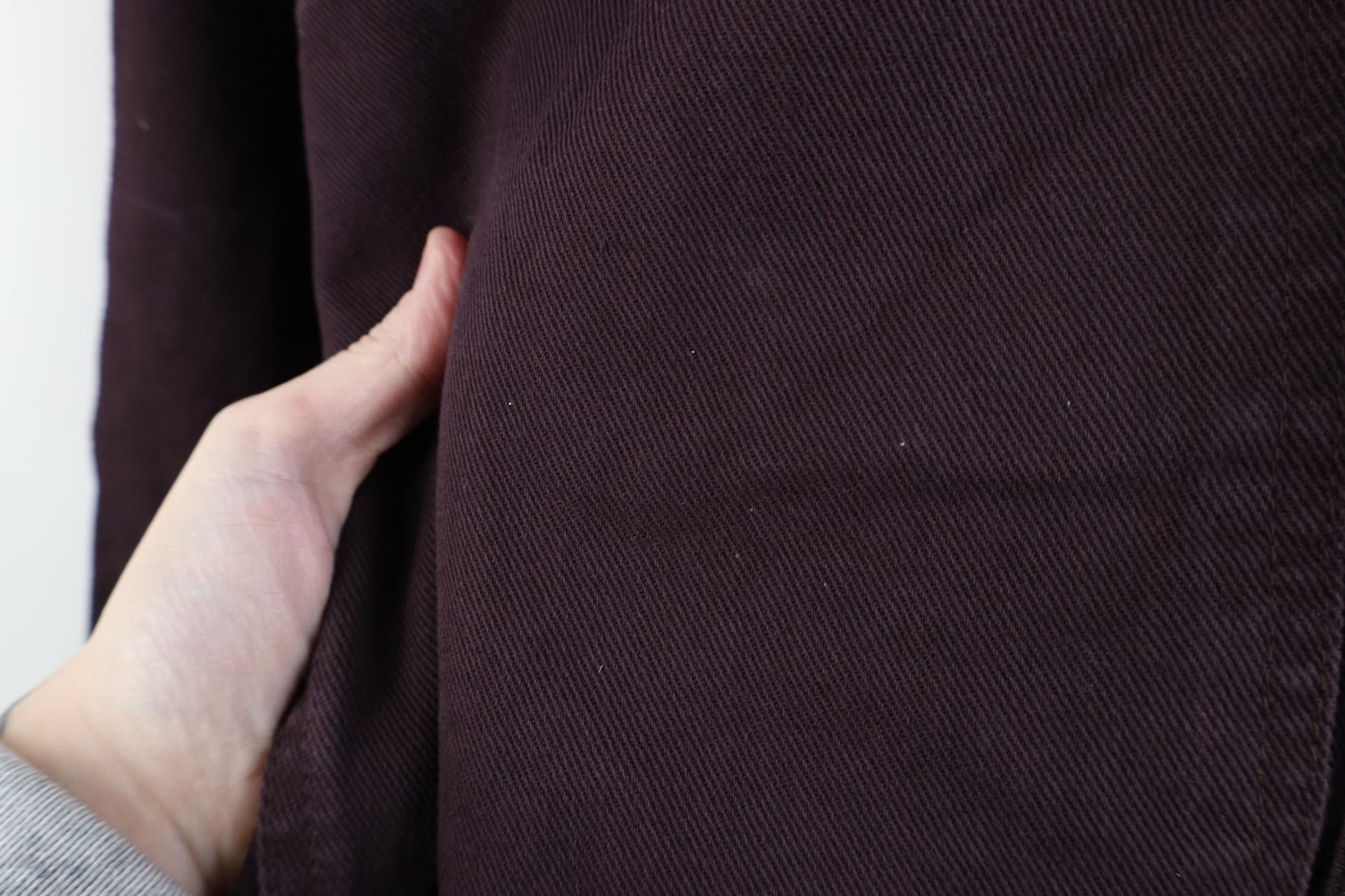Marithe + Francois Girbaud Deadstock Vintage 90s Marithe Francois Girbaud Jacket Raisin Size US L / EU 52-54 / 3 - 8 Thumbnail