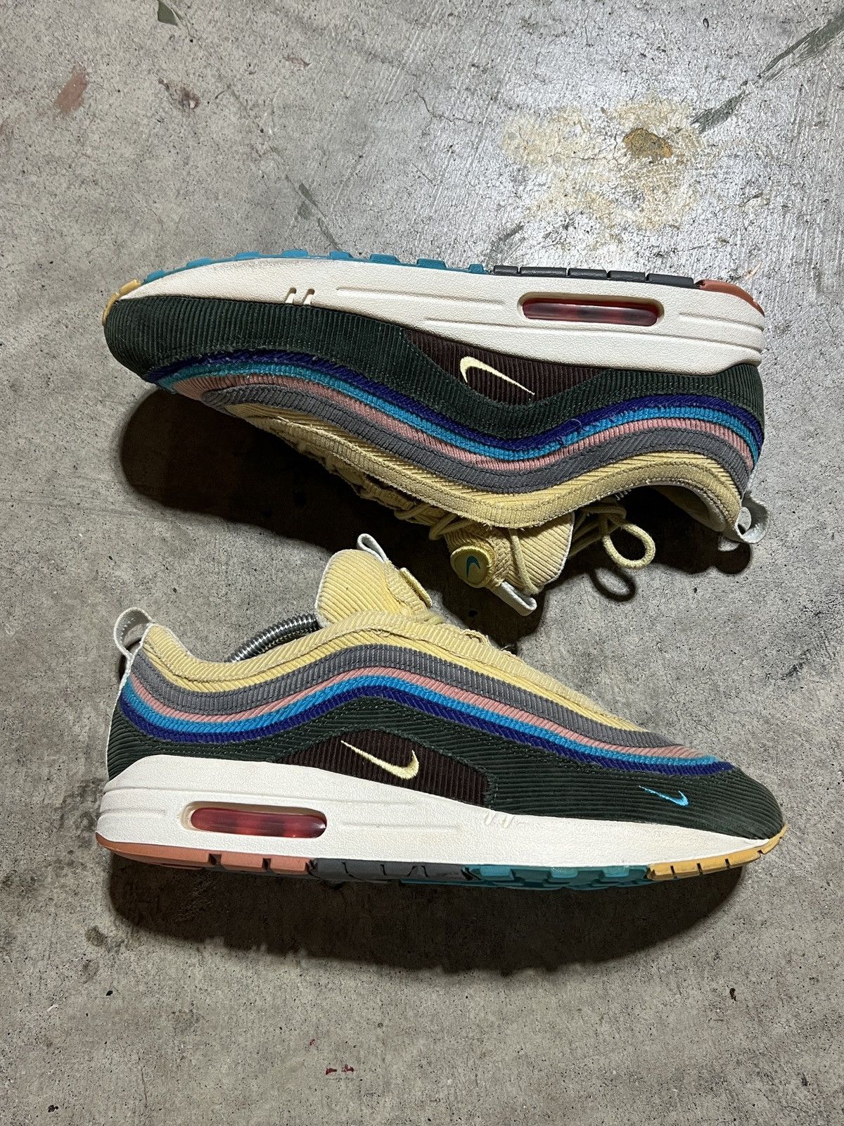 Jordan Brand Nike Sean Wotherspoon Air Max 97/1 Size US 9.5 / EU 42-43 - 4 Thumbnail