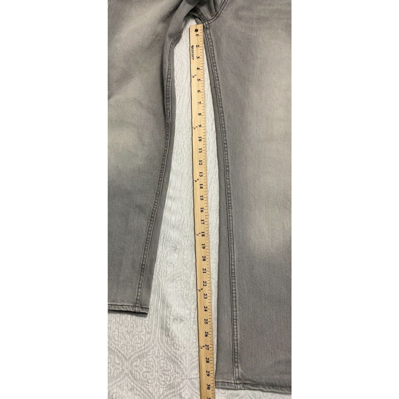 Levi's Levi's Signature S37 Slim Jeans Mens 40x30 Gray 5-Pocket Denim Jeans Slim Size US 40 / EU 56 - 7 Thumbnail