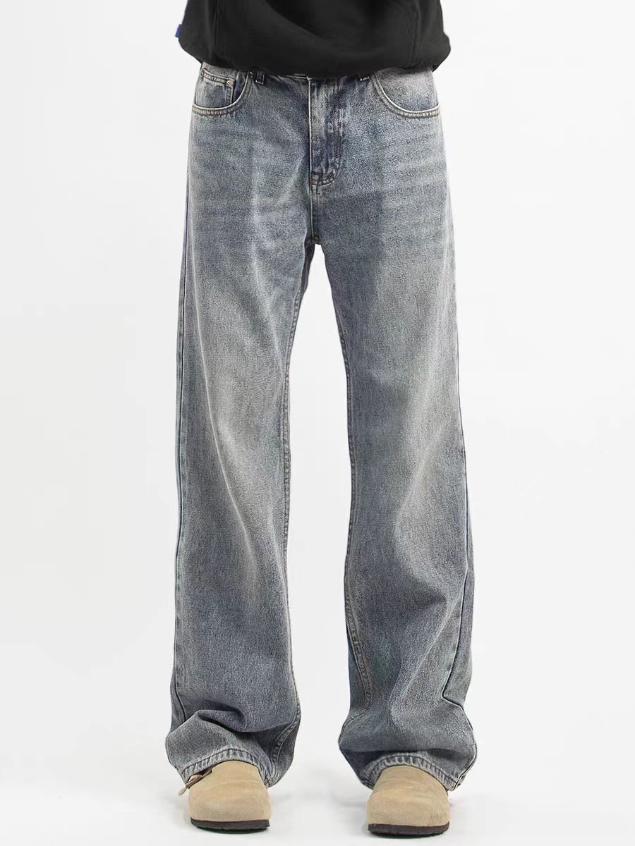 Japanese Brand × Jean Vintage light blue washed baggy wash jeans Size US 32 / EU 48 - 2 Thumbnail