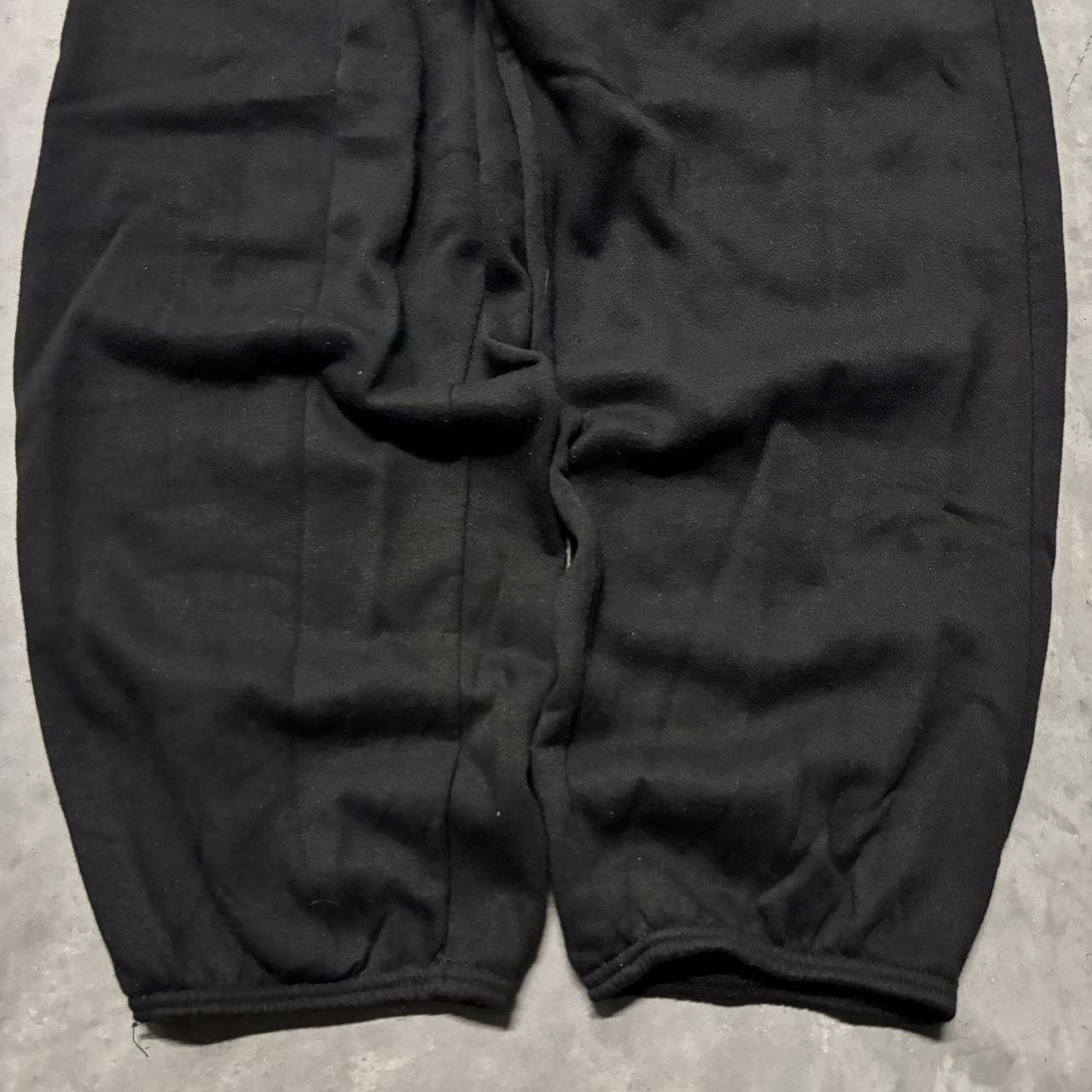 Japanese Brand × Vintage Crazy Vintage Y2K/2000s Baggy Black Skater Opium Essential Sweatpants! Size US 34 / EU 50 - 5 Thumbnail
