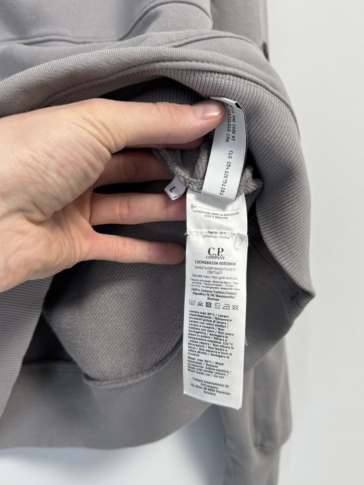 C.P. Company C.p Company Hoodie Y2K style Gray Size US L / EU 52-54 / 3 - 12 Thumbnail