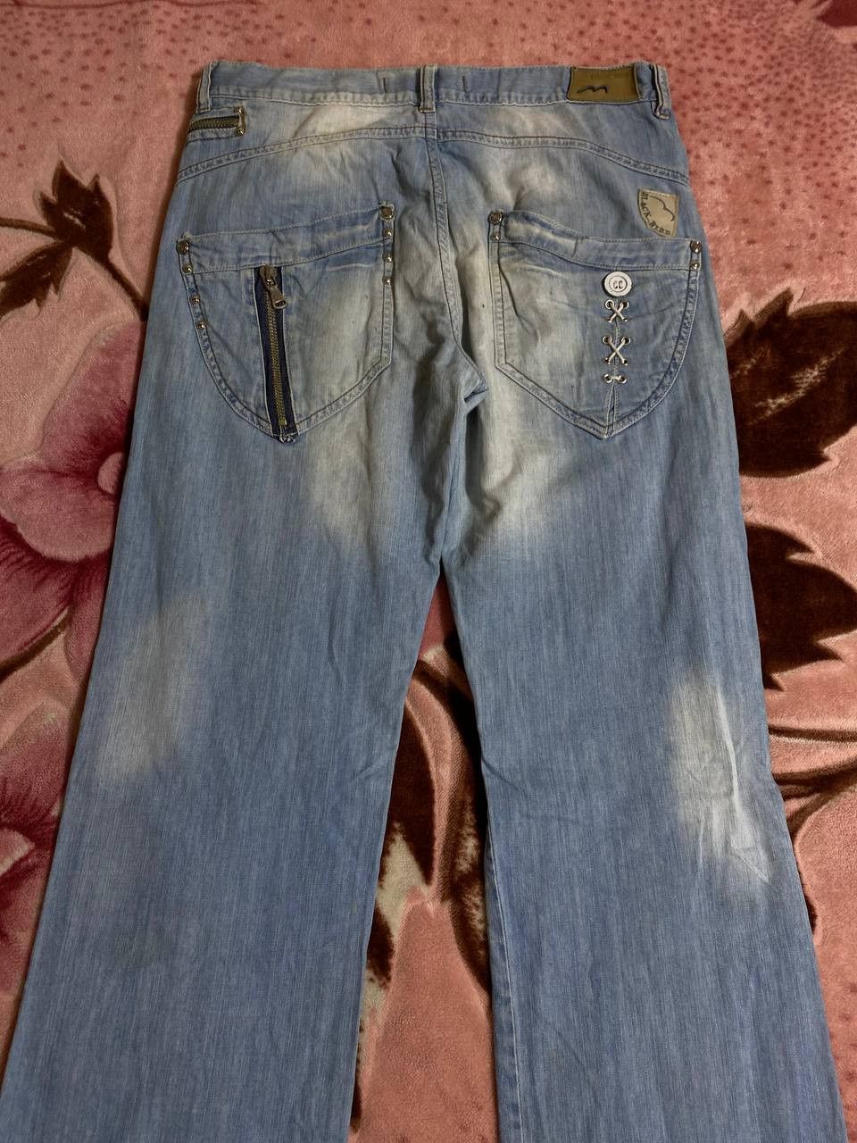 Japanese Brand × Vintage Vintage pants Denim y2k distressed punk Japan style Size US 34 / EU 50 - 18 Thumbnail