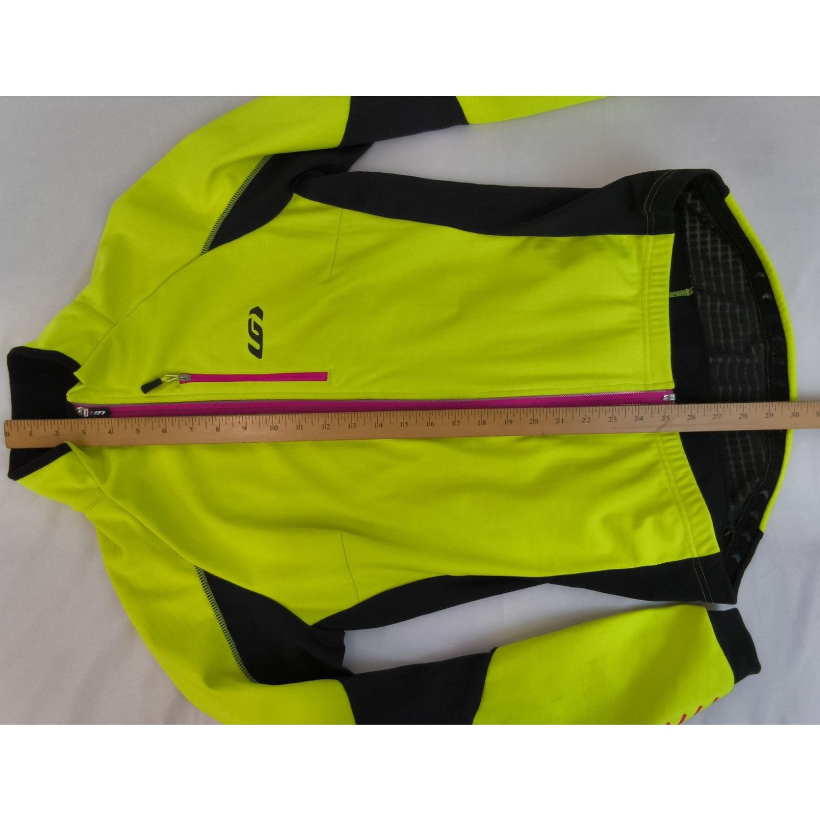Other Louis Garneau Cycling Jacket Women's L Neon Yellow Hi-vis Size L / US 10 / IT 46 - 15 Thumbnail