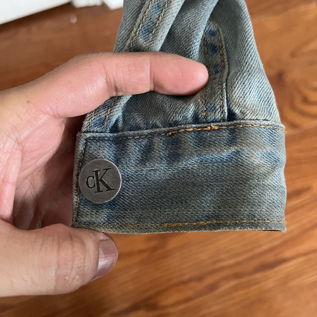 Calvin Klein Calvin Klein Denim Jacket Size US L / EU 52-54 / 3 - 7 Thumbnail
