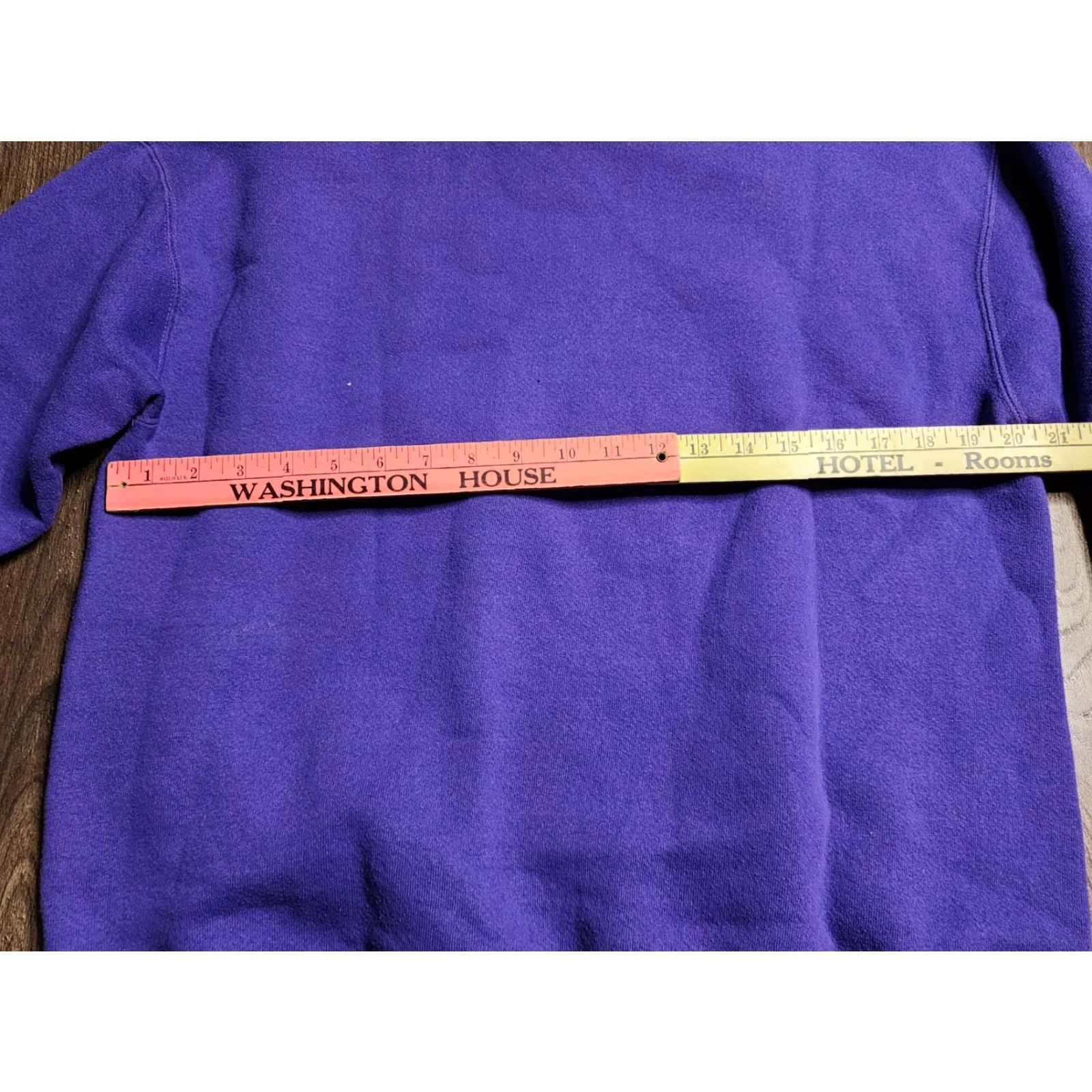 Nutmeg VINTAGE Nutmeg Sweatshirt Shirt Collared Pullover Long Sleeve Graphic Print 90s Purple Mens L Size US L / EU 52-54 / 3 - 3 Thumbnail