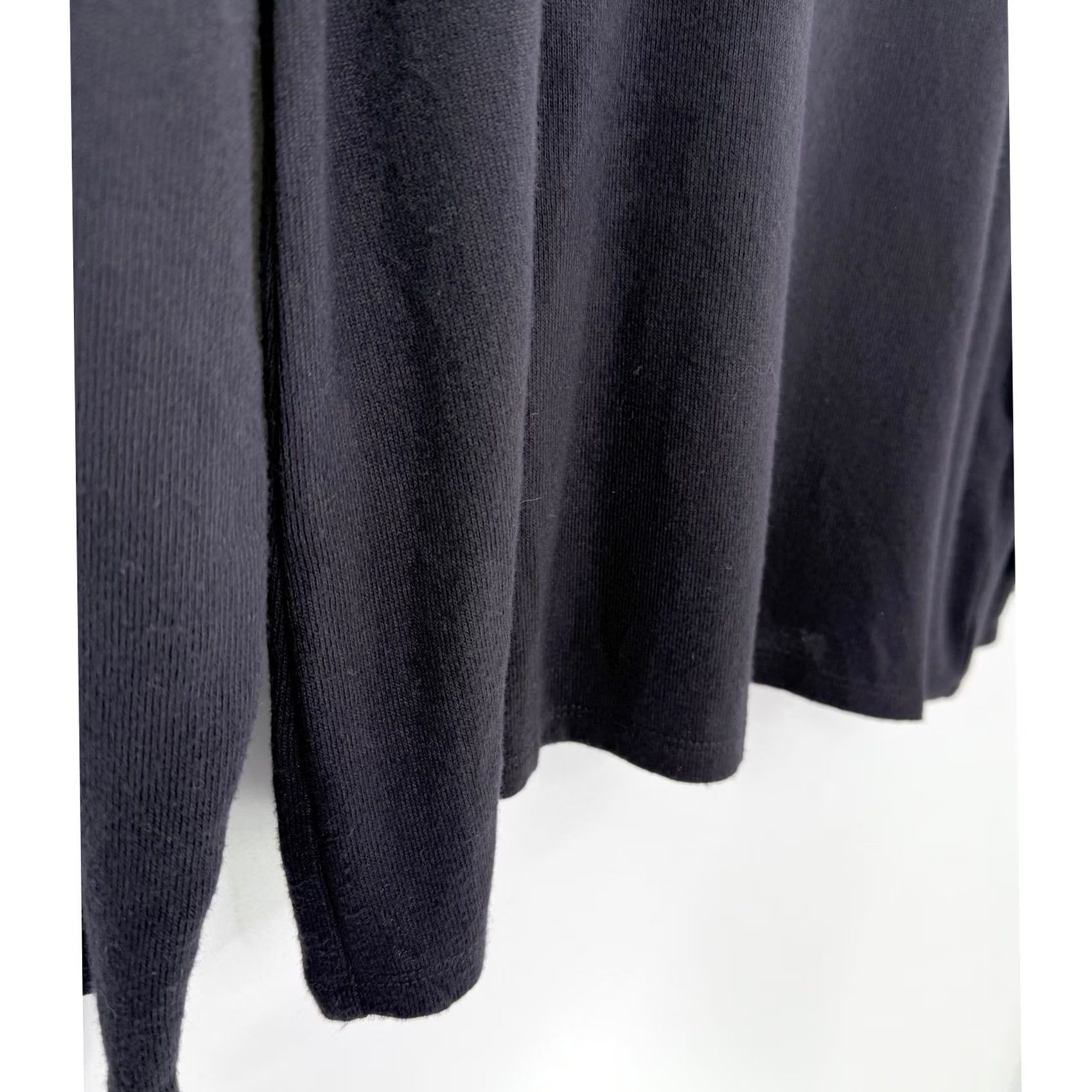 Vintage NWT Maurices Black Long Sleeve Top Cut Out Crew Neck Sweater Stretch Sz L Office Size L / US 10 / IT 46 - 5 Thumbnail