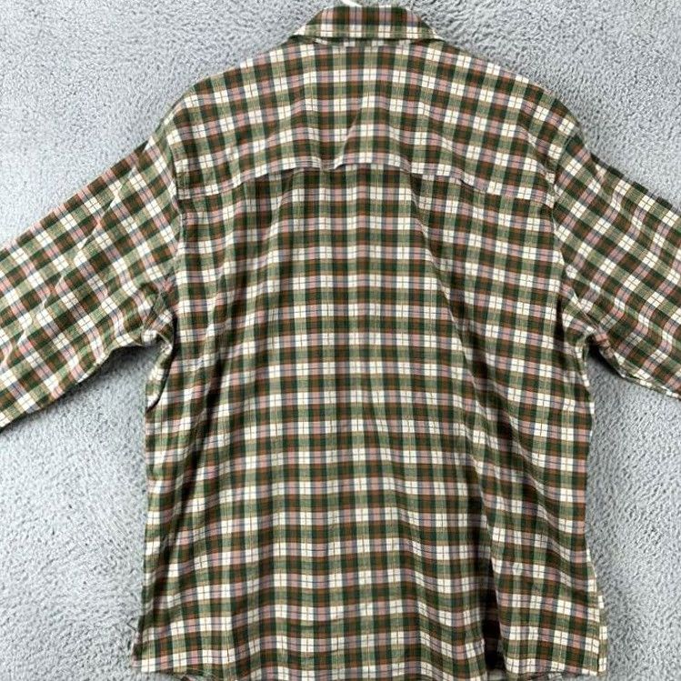 Eddie Bauer VINTAGE Eddie Bauer Shirt Adult XL Green Red Plaid Flannel Classic Button Up Men 90s Holiday Size US XL / EU 56 / 4 - 2 Thumbnail