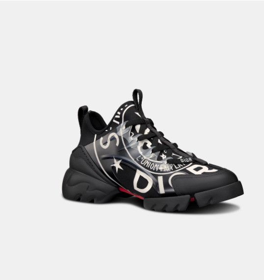 Dior o1w1db10924 D-Connect Sneaker in Black Size US 8 / IT 38 - 2 Thumbnail