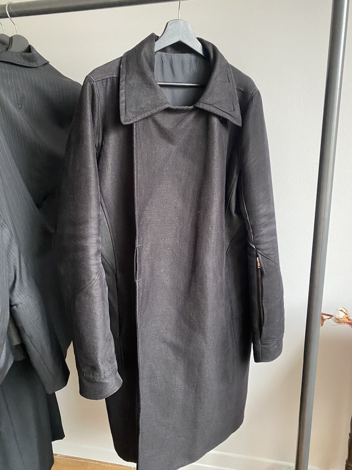 Rick Owens FW09 Crust Double Breasted Coat Size US M / EU 48-50 / 2 - 4 Thumbnail
