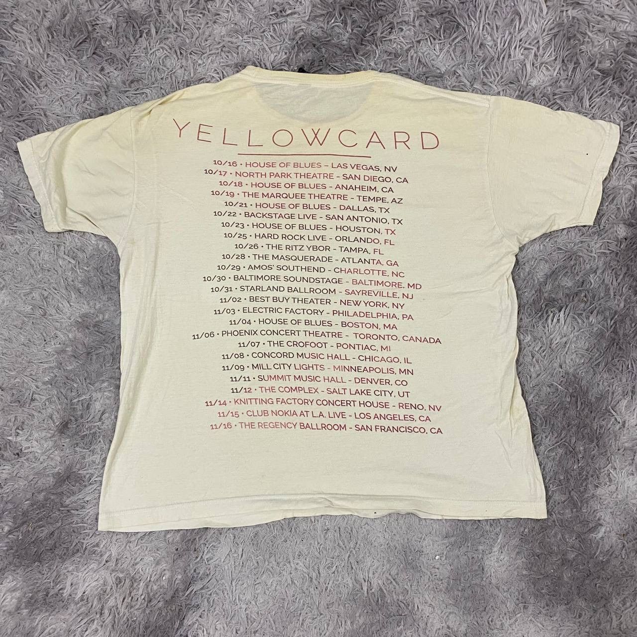 Band Tees Pop punk band yellowcard Size US L / EU 52-54 / 3 - 7 Thumbnail